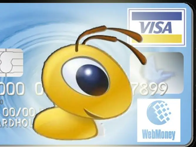 Webmoney'i Visa kartına necə çıxarmaq olar