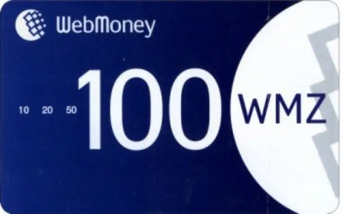 WebMoney kalit faylini qanday tiklash mumkin