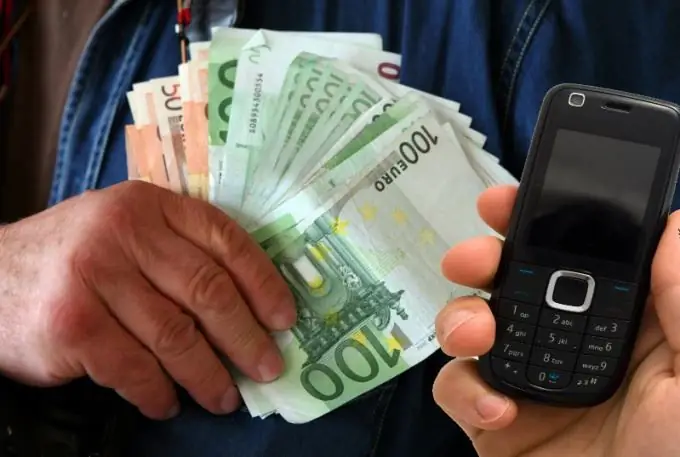 Sådan deponeres penge til webmoney via SMS